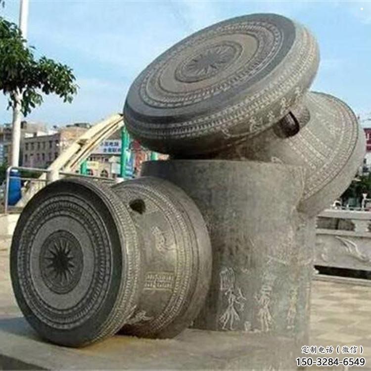 铜鼓雕塑生产商，街头艺术，艺术铜鼓雕塑精选