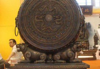 中式铜鼓雕塑定价，街头雕塑，铜鼓雕塑工程制作精选