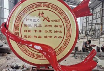 现代战鼓雕塑