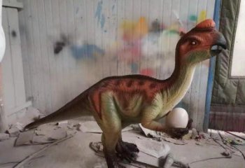 牡丹江抽象恐龙雕塑制造，动物雕塑，玻璃钢恐龙雕塑展品