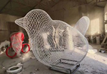 道外镂空小鸟雕塑精选，陆地摆件，铁艺鸟儿雕塑精品