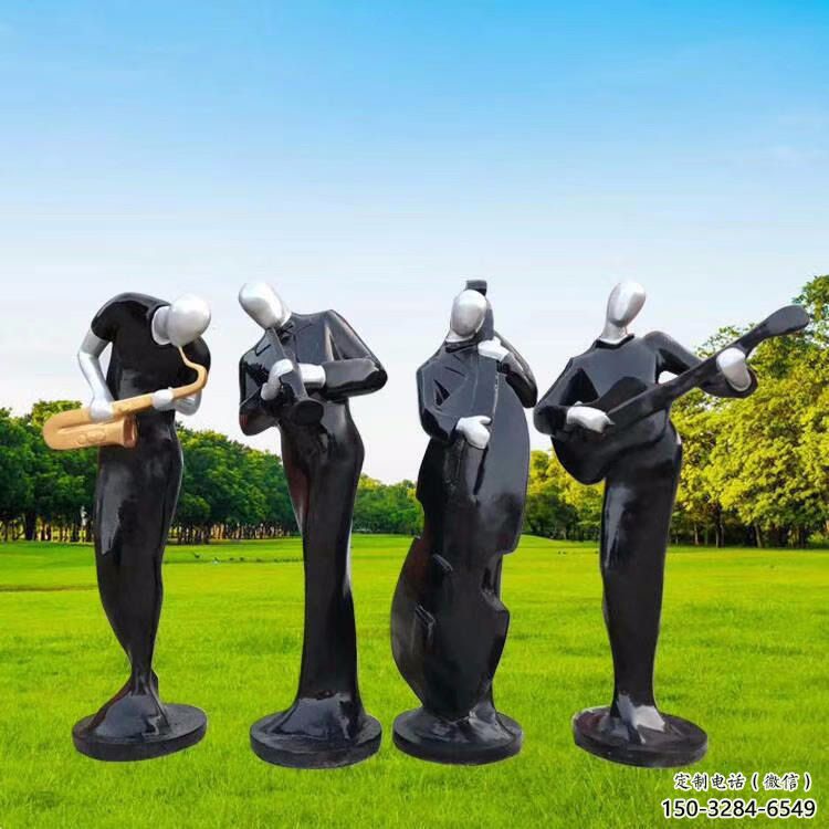 南昌住宅小区吹拉弹唱雕塑
