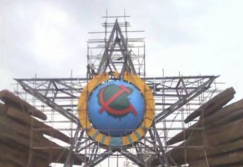 本溪公园五角星雕塑