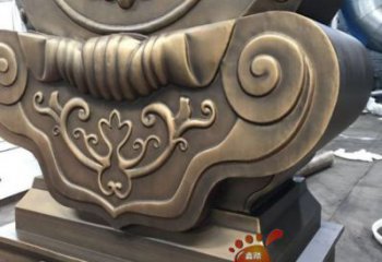 泰安抱箍铸造观赏型，露天雕塑，铸铜抱箍雕塑订做
