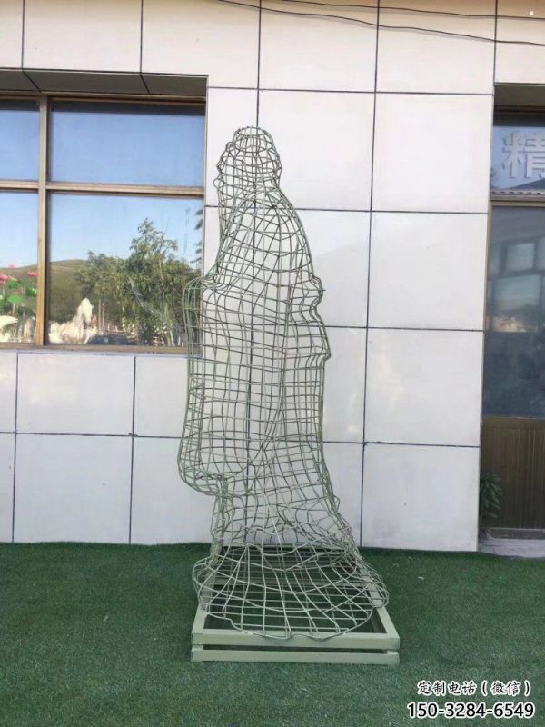 宝鸡镂空孔子雕塑服务商，景观雕塑，铁艺校园人物雕塑选定