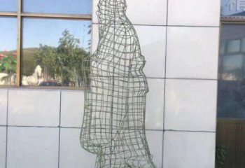 宝鸡镂空孔子雕塑服务商，景观雕塑，铁艺校园人物雕塑选定