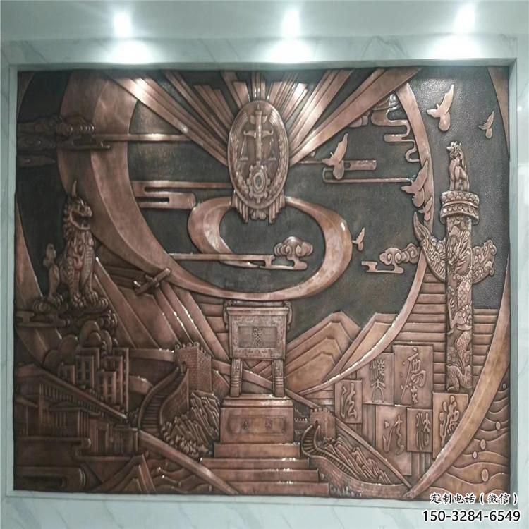 哈密广场浮雕定价，村标概念，锻铜浮雕厂家选用