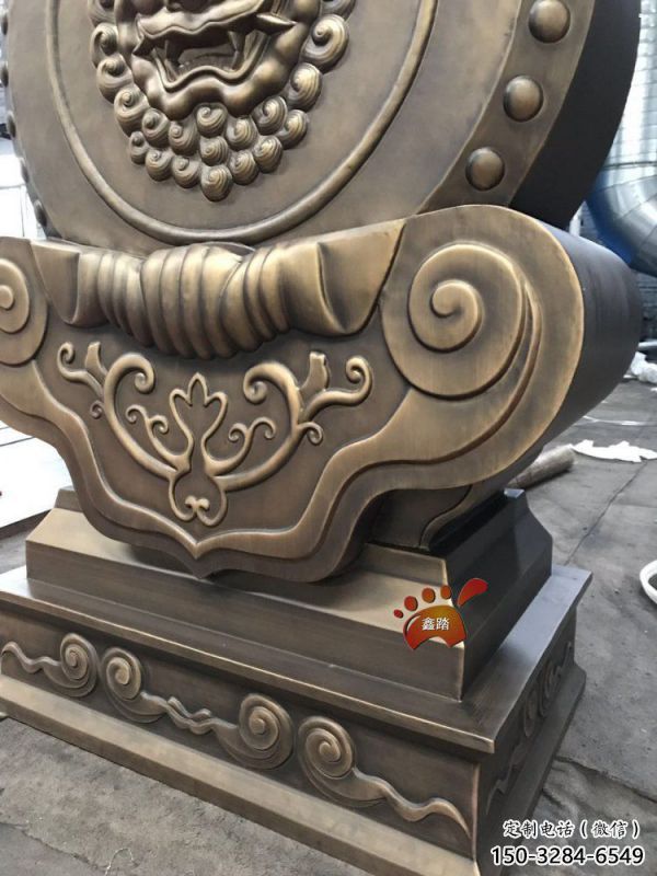 红河抱箍铸造观赏型，露天雕塑，铸铜抱箍雕塑订做