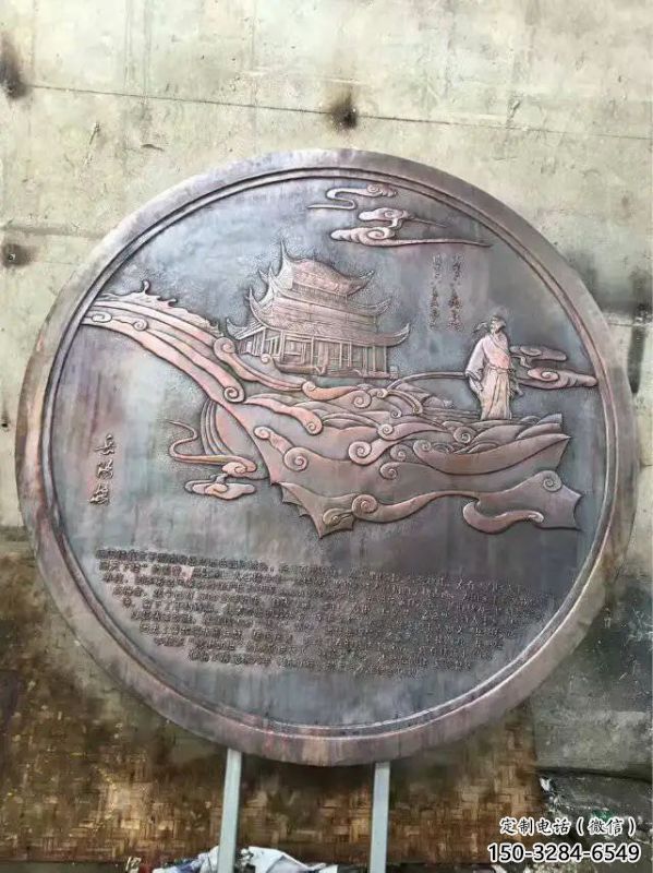 嘉兴纯铜浮雕专供，城堡雕塑，城堡浮雕生产厂家