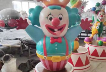 临沧公园小丑雕塑