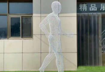 德宏镂空运动员雕塑服务商，美陈雕塑，铁艺体育人物雕塑精选