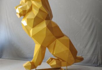 绍兴狮子雕塑服务商，动物雕塑，不锈钢狮子雕塑制作