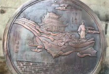 嘉兴纯铜浮雕专供，城堡雕塑，城堡浮雕生产厂家