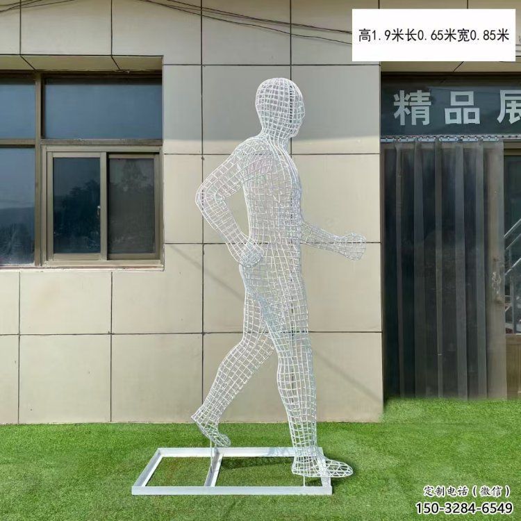 沙坪坝镂空运动员雕塑服务商，美陈雕塑，铁艺体育人物雕塑精选