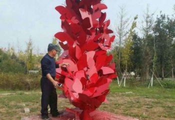 万州公园花环雕塑